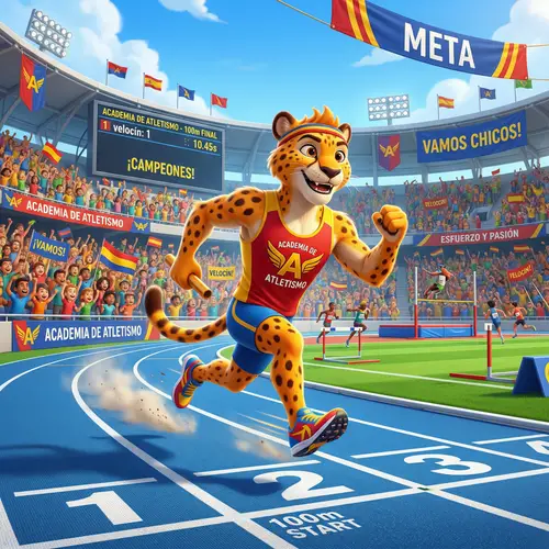 Athletics Academy Mascot: Speed and Energy