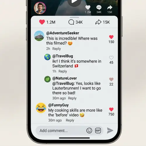 Text Conversation Rendering on Popular Short-Video Comments