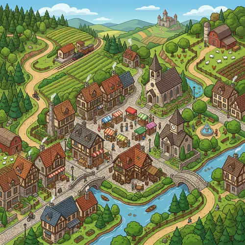 Isometric Image Showcase - Creative Design