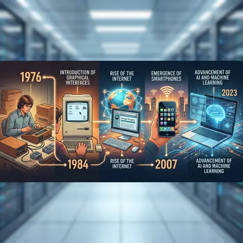 Evolution of Computers: 1976-2023 Timeline