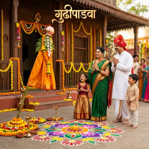 Celebrate Gudi Padva: Joyful Marathi Festival Wishes