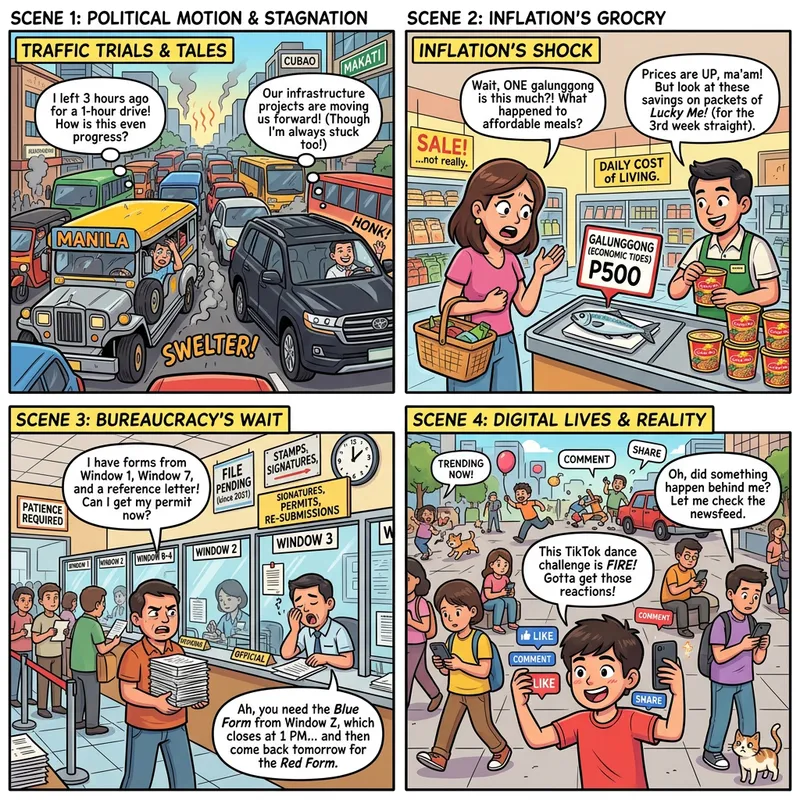 Humorous Comic Strip on Philippine Issues