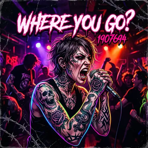 Hardcore Metal Album Cover - Where You Go?
