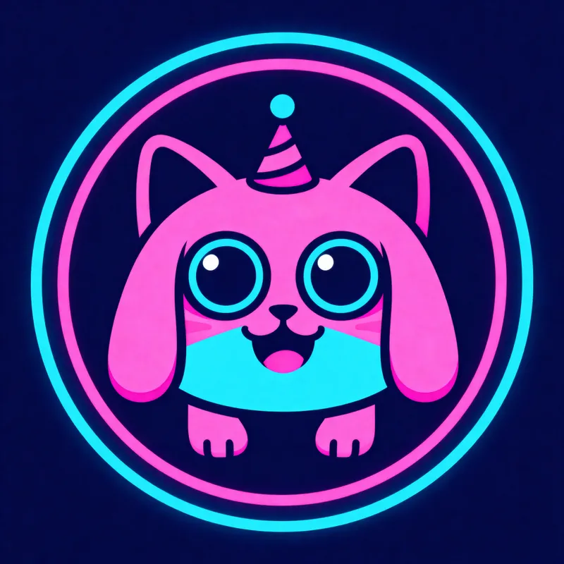 Stunning Memecoin Logo with Unique Animal Designs