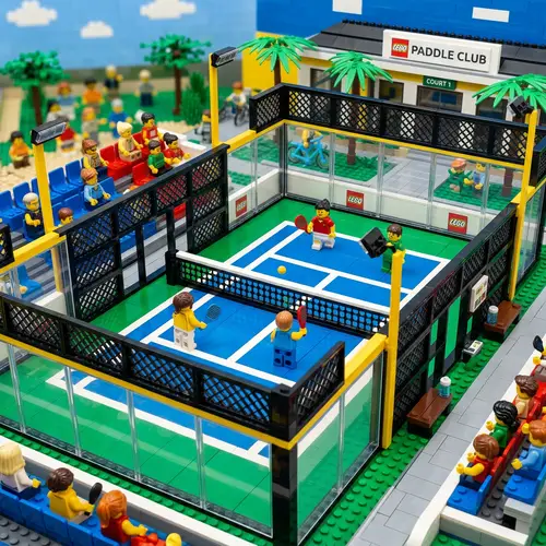 Build Your Own LEGO Paddle Tennis Court