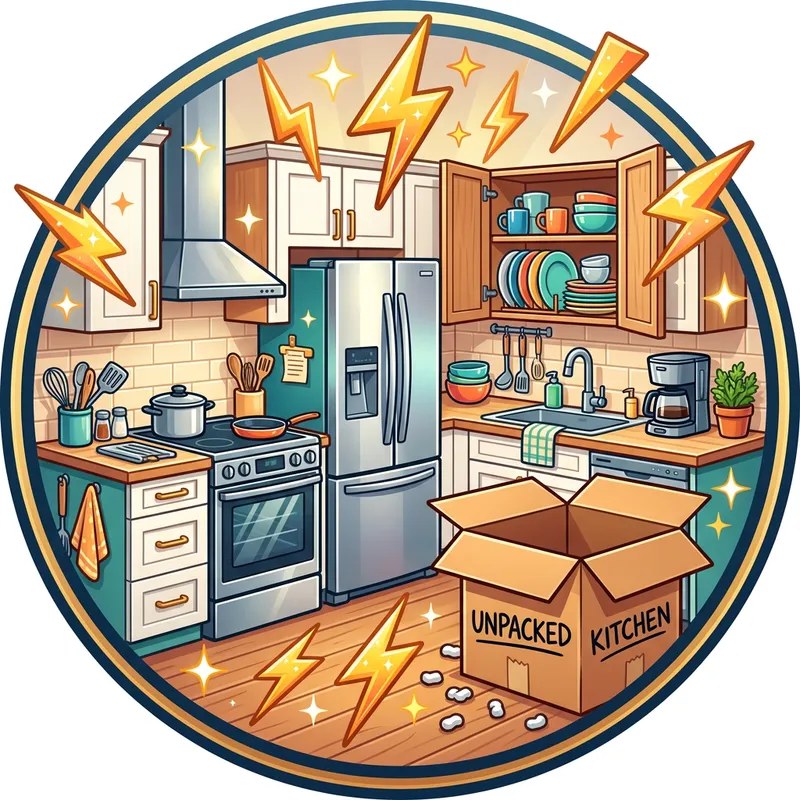 Freshly Unpacked Kitchen Icon