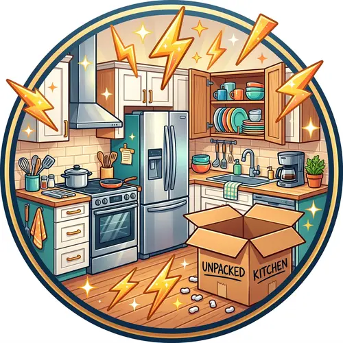 Freshly Unpacked Kitchen Icon