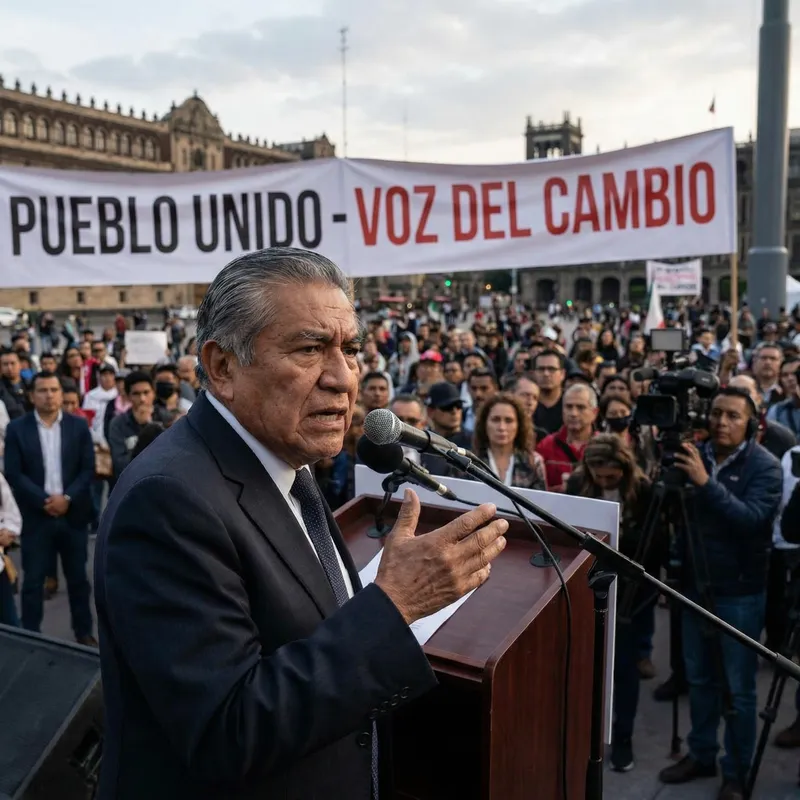 Pedro Sánchez Speaking in Elegant Attire