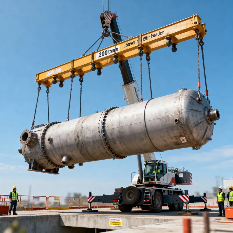 200-Tonne Crane Lifting Operation - Expert Overview