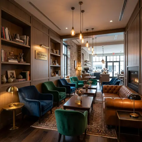 VIP Corner at a Cozy Coffee Shop