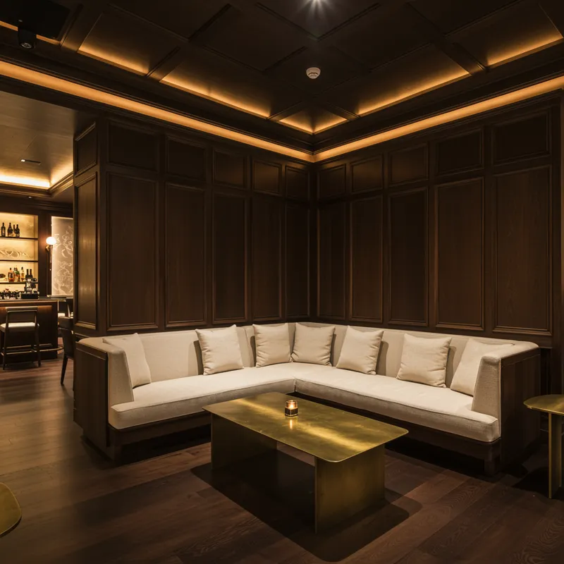 VIP Corner at a Cozy Coffee Shop