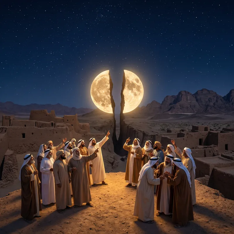 Awe-Inspiring Night Sky Over Ancient Mecca