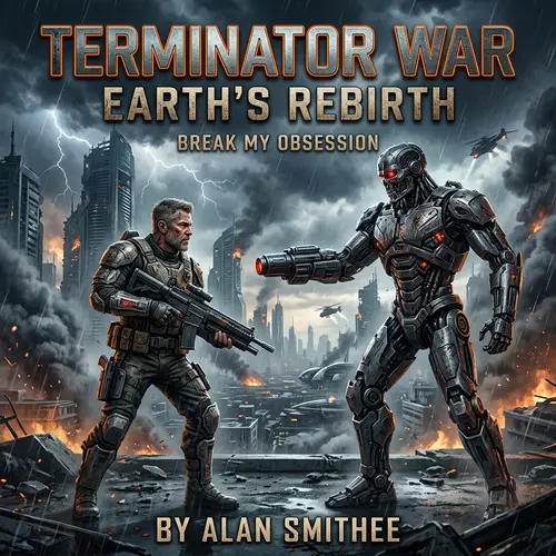 Terminator War: Earth's Rebirth Book Cover Design