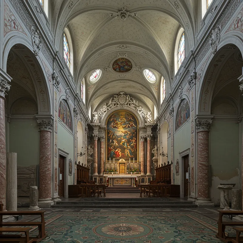 Modern Baroque Chapel with Antique Elements