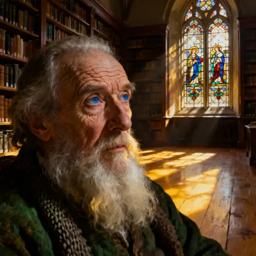 Hyper-Realistic Portrait of a Wise Old Man