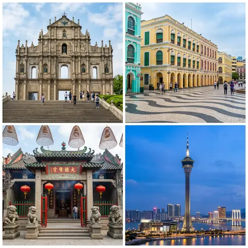 Iconic Architectural Structures in Macau