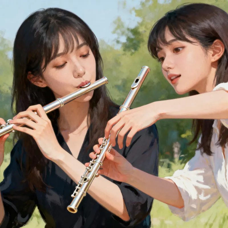 Flute Play: One Woman's Musical Moment