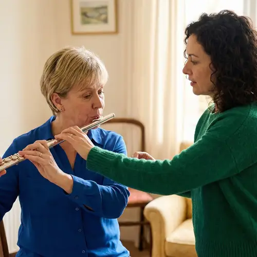 Flute Play: One Woman's Musical Moment