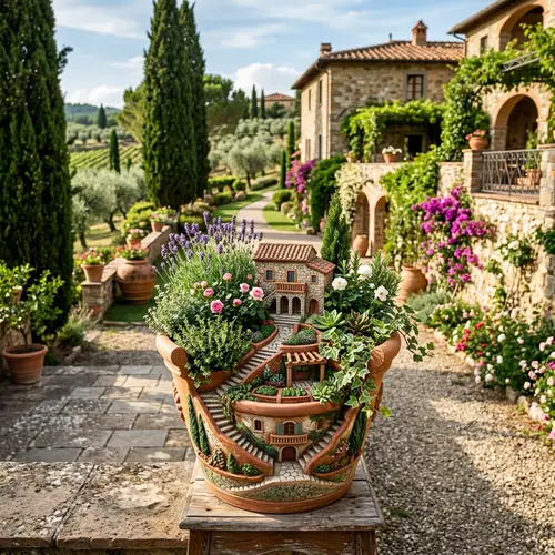 Villa Garden Flowerpot - Exquisite Design for Your Home