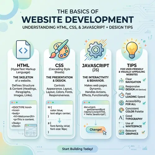 Website Development Basics: HTML, CSS & JavaScript
