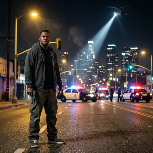 Franklin in Action: GTA V Cinematic Scene