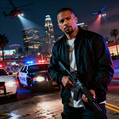 Franklin in Action: GTA V Cinematic Scene