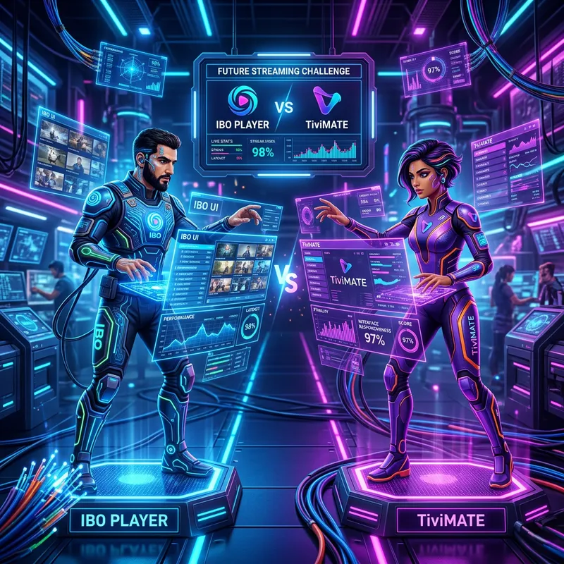 IBO Player vs TiviMate: Futuristic Showdown IBO Player vs TiviMate: Futuristic Showdown