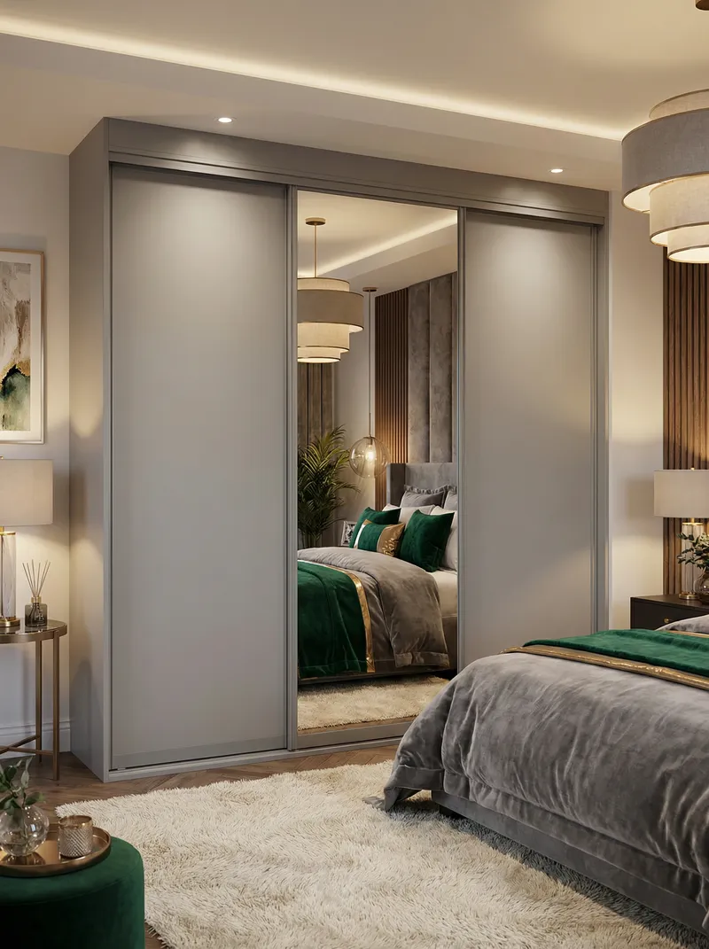 Stunning Bedroom with Focal Wardrobe Design Stunning Bedroom with Focal Wardrobe Design