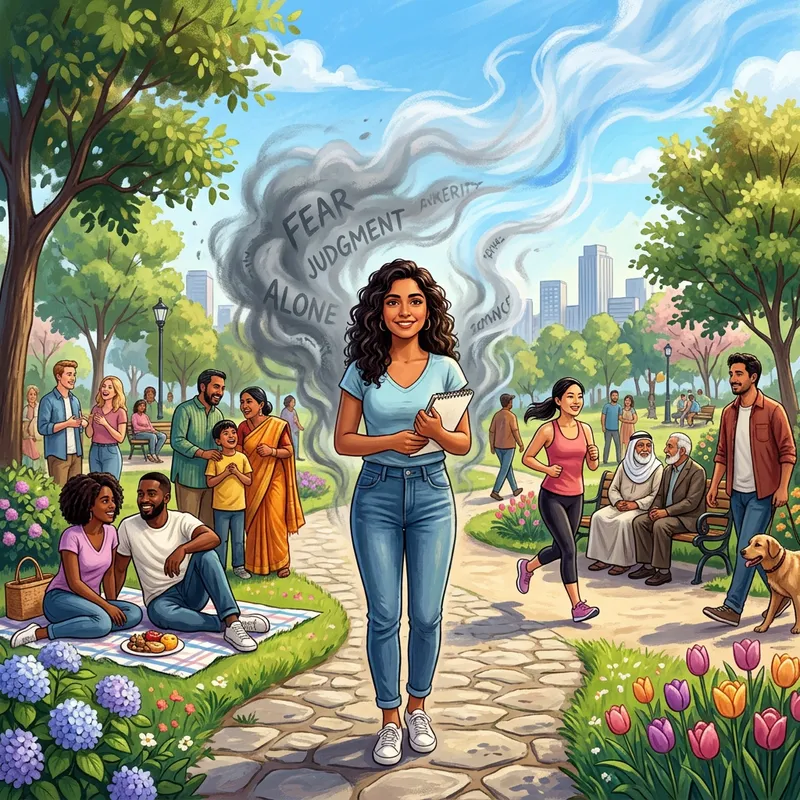 Overcoming Social Anxiety with Empowering Visualizations