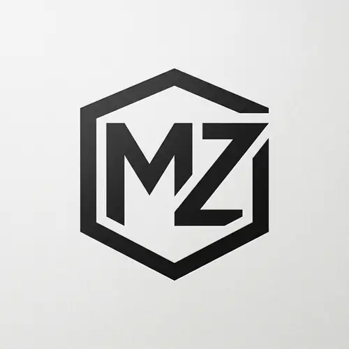 Sleek MZ Logo Design - Modern Emblem