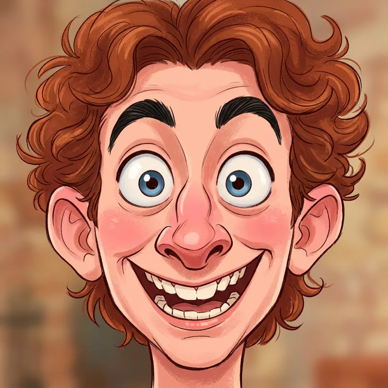 Funny Faces with Exaggerated Features