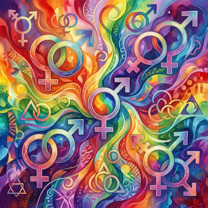 Exploring Diversity in Sexuality and Gender | Abstract Art Exploring Diversity in Sexuality and Gender | Abstract Art