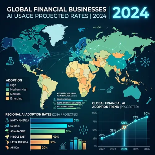 Global AI Usage Projection in Financial Sector 2024