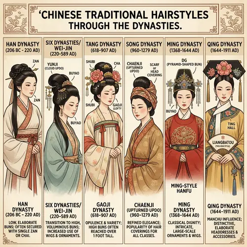 Elegant Chinese Traditional Hairstyles