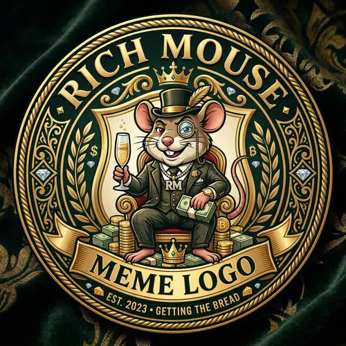 Rich Mouse Meme Logo - High Quality Designs