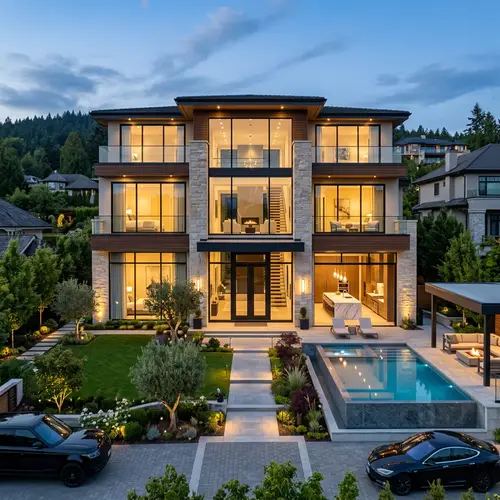 Luxurious $1,000,000 Three-Story House with Natural Light
