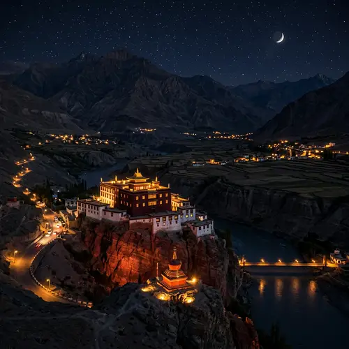 The Same Scene at Night - Stunning Nighttime Views