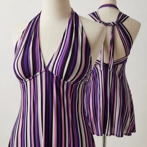 Stylish Promotional Shirts in Purple & Black