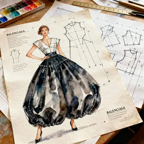 Balenciaga-Inspired Balloon Skirt Sewing Pattern