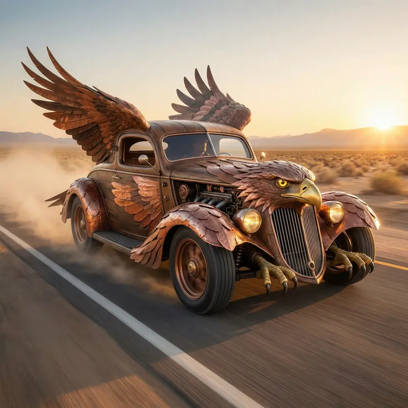 Eagle-Shaped Car Designs