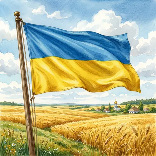 Flag of Ukraine: Symbolism of Blue and Yellow Colors