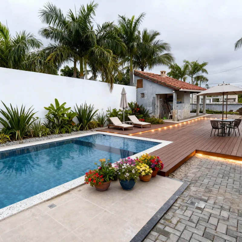 Elegant Poolside Landscaping Ideas Elegant Poolside Landscaping Ideas