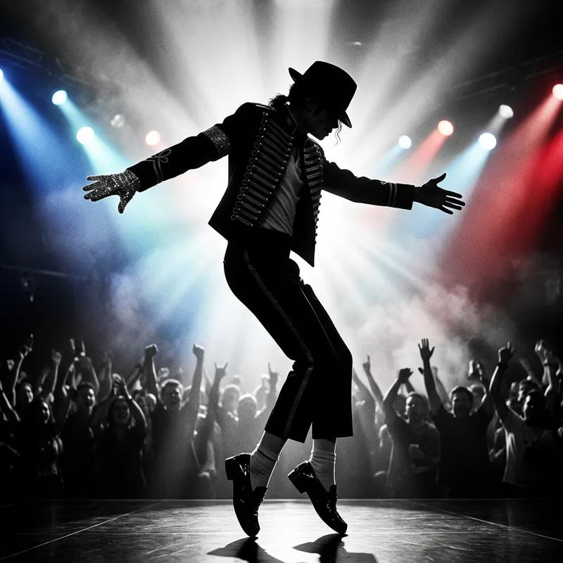 Michael Jackson Silhouette | Famous Pop Dancer Pose Michael Jackson Silhouette | Famous Pop Dancer Pose
