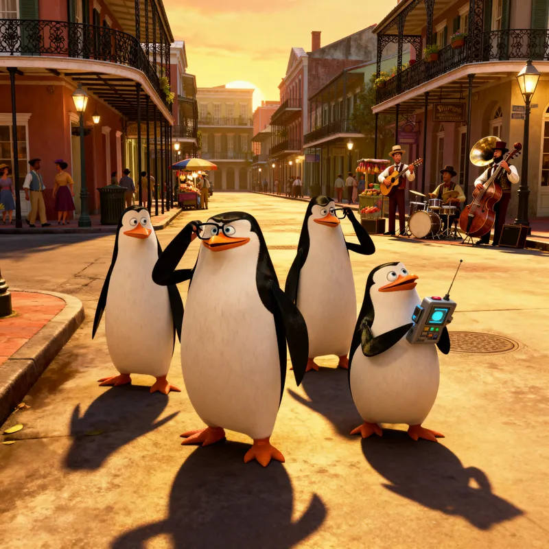 Madagascar Penguins in Nola - Disney Classic
