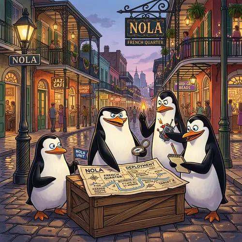 Madagascar Penguins in Nola - Disney Classic