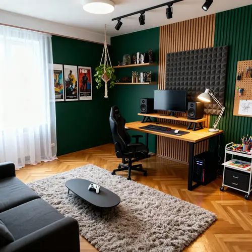 Modern Multi-Purpose Room Design for Music & Art