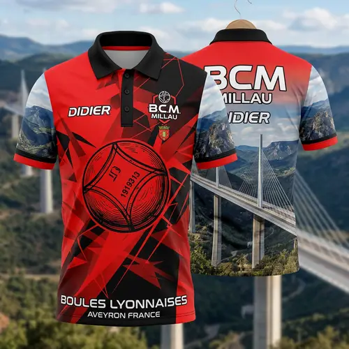 Custom Sublimated Polo for BCM Club