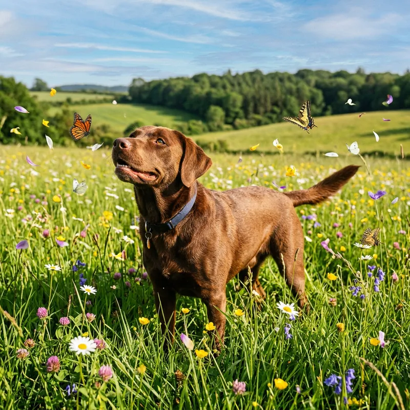 Cute Dog Enjoying Nature | Summer Fun