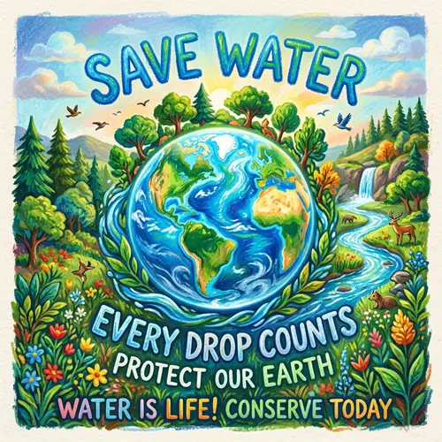 Save Water: Protect Our Earth with Nature