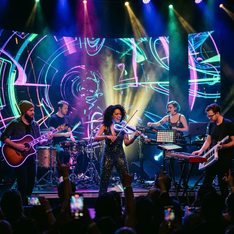 Enhance Stage Performance with Electronic & Real Instrument Fusion